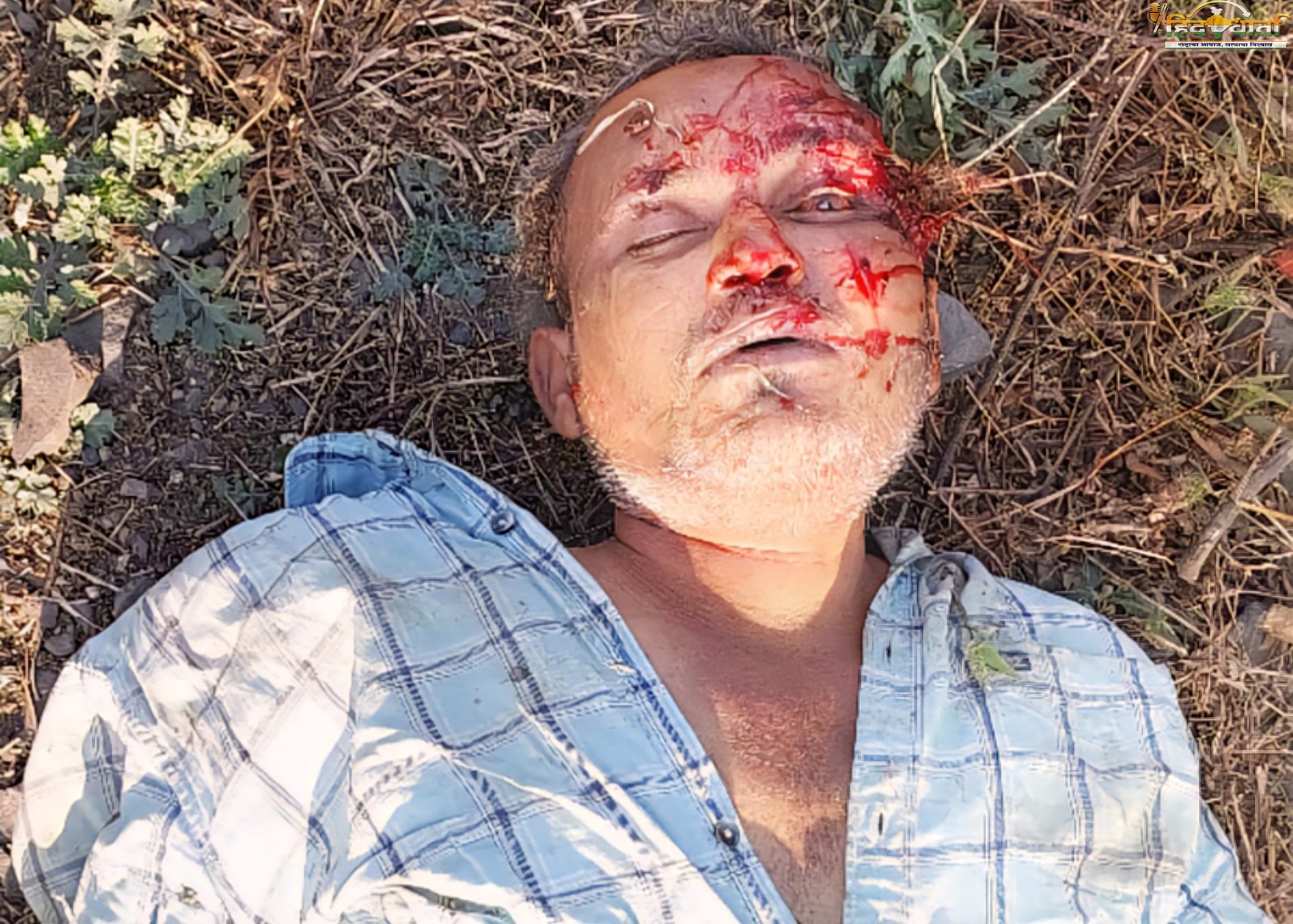 मालगाडीला धडकून अनोळखी इसमाचा मृत्यू