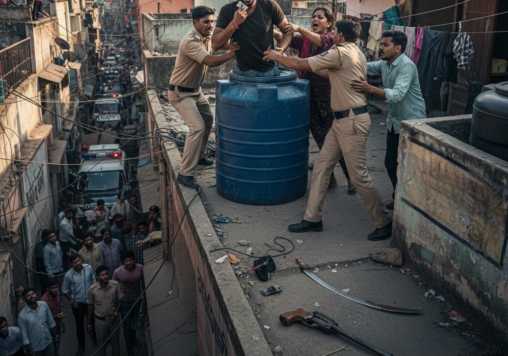 बेछूट गोळीबार : तरुणीसाठी भरवस्तीत गुंडांचा थरार