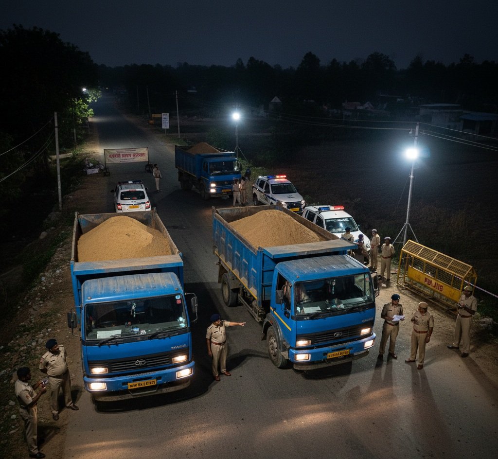 वाळूचे तीन टिप्पर पकडले; एसडीपीओ खाडेंच्या पथकाची कारवाई