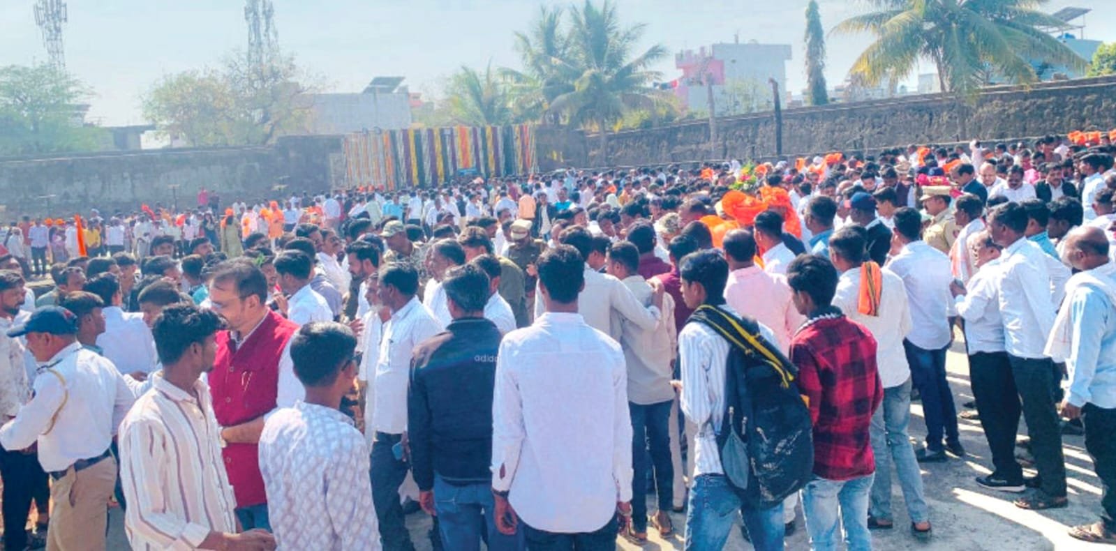 जिजाऊंच्या जन्मस्थळी उलटला लाखो शिवभक्तांचा जनसागर