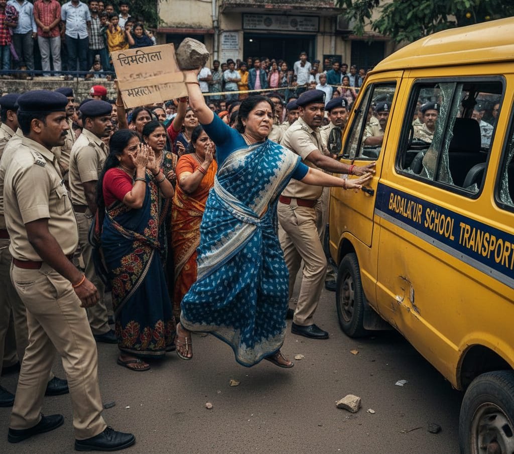 बदलापूर पुन्हा हादरले: ४ वर्षांच्या चिमुकलीवर अत्याचार