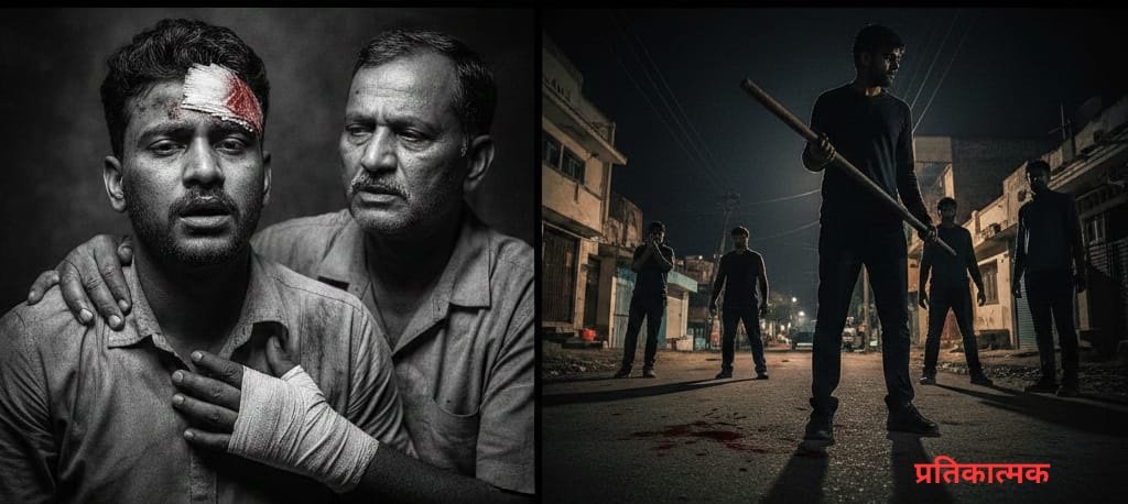 दाताळ्यात दहशत! पूर्ववैमनस्यातून बाप-लेकावर प्राणघातक हल्ला