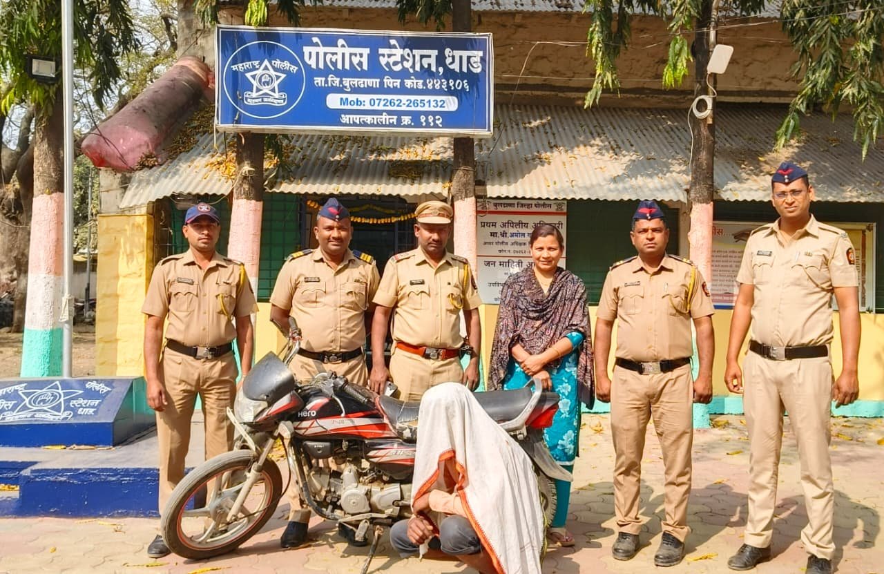 “त्या” चोरट्यास धाड पोलिसांनी ठोकल्या बेड्या!