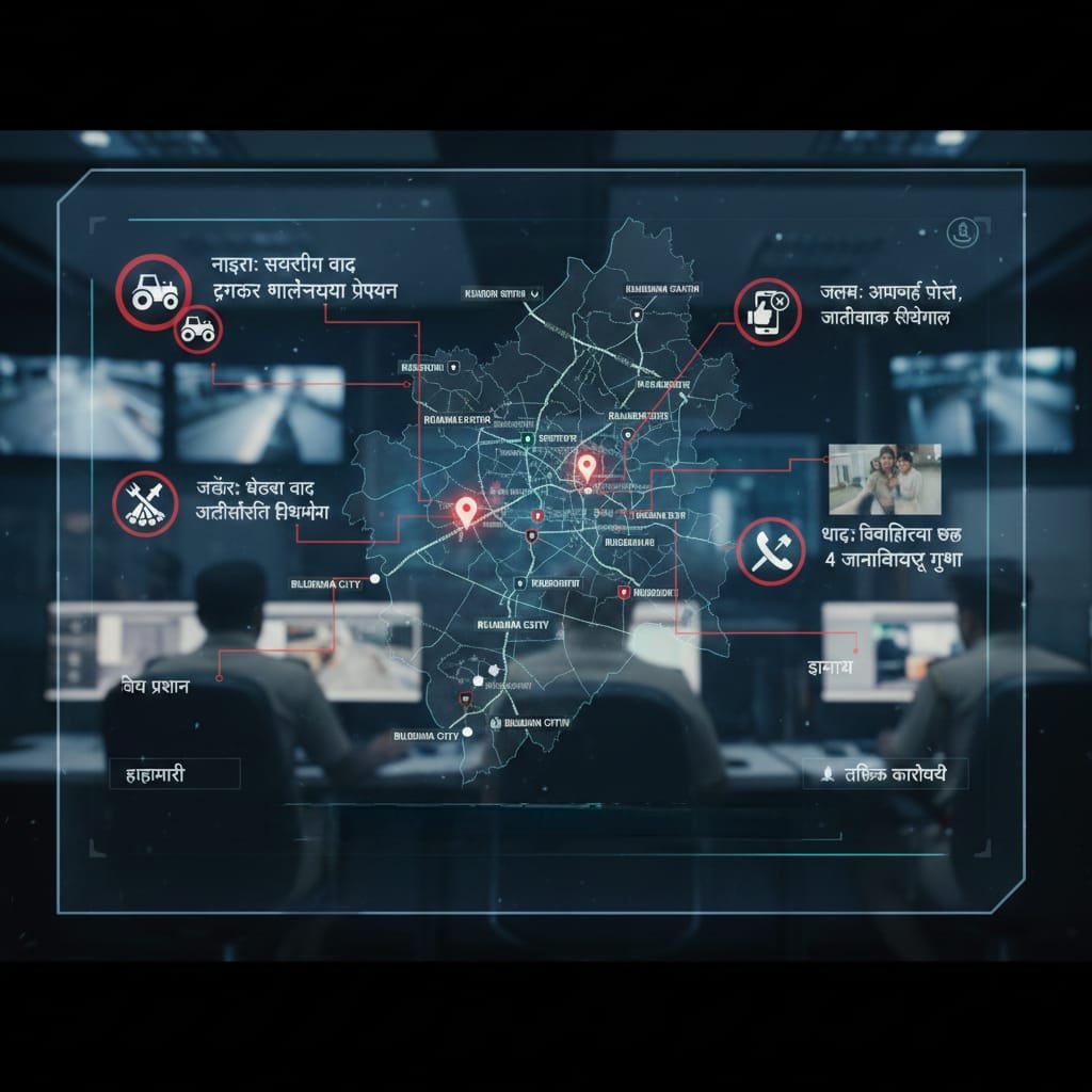 बुलढाणा क्राइम डायरी: हाणामारी, छळ आणि आक्षेपार्ह पोस्टमुळे जिल्ह्यात १० गुन्हे दाखल