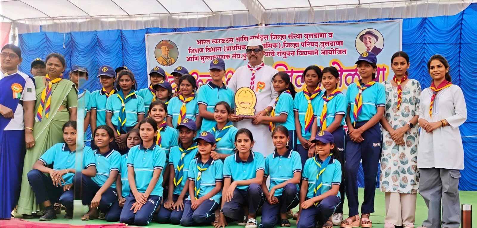 जिल्हास्तरीय स्काऊट-गाईड मेळाव्यात सहकार विद्या मंदिरचे वर्चस्व!