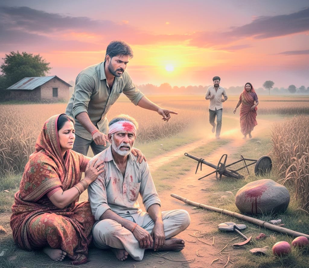 गुंध्यात महिलेचा विनयभंग करत कुटुंबियांना मारहाण