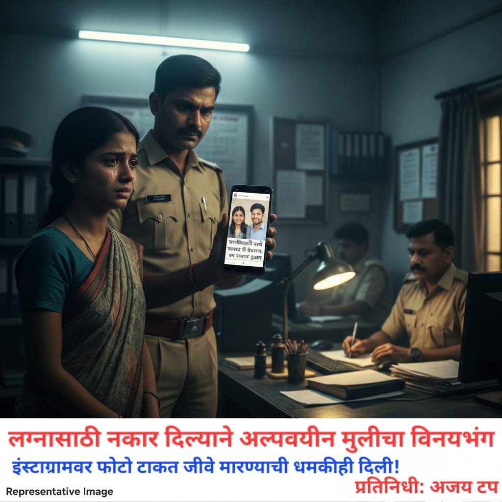 लग्नासाठी नकार दिल्याने अल्पवयीन मुलीचा विनयभंग