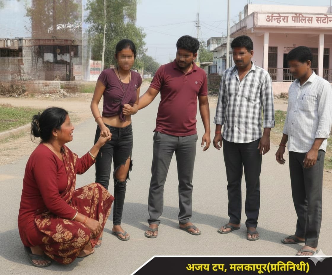 शेळगाव आटोळमध्ये महिलेचा विनयभंग करत मारहाण