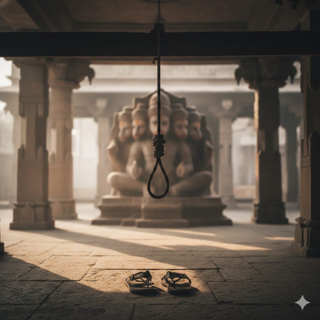 खळबळजनक: “त्या” बेपत्ता इसमाची हनुमान मंदिराच्या सभामंडपात आत्महत्या