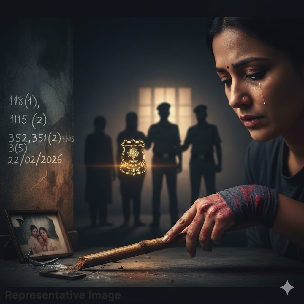 मलकापुर: घरगुती वादातून विवाहितेस बेदम मारहाण