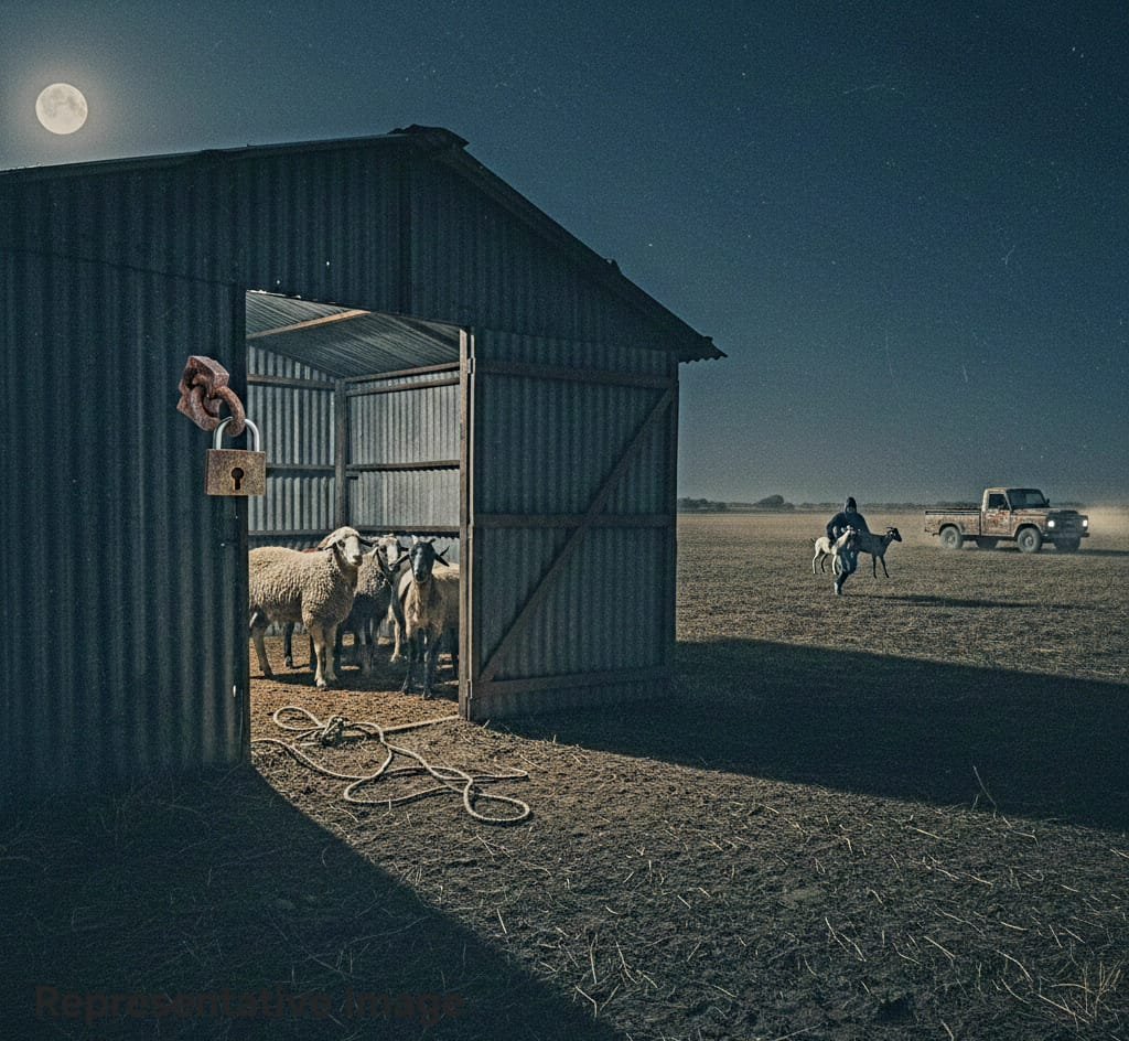 कोलासरमधून पावणेतीन लाखांच्या बकऱ्या-बोकड चोरी