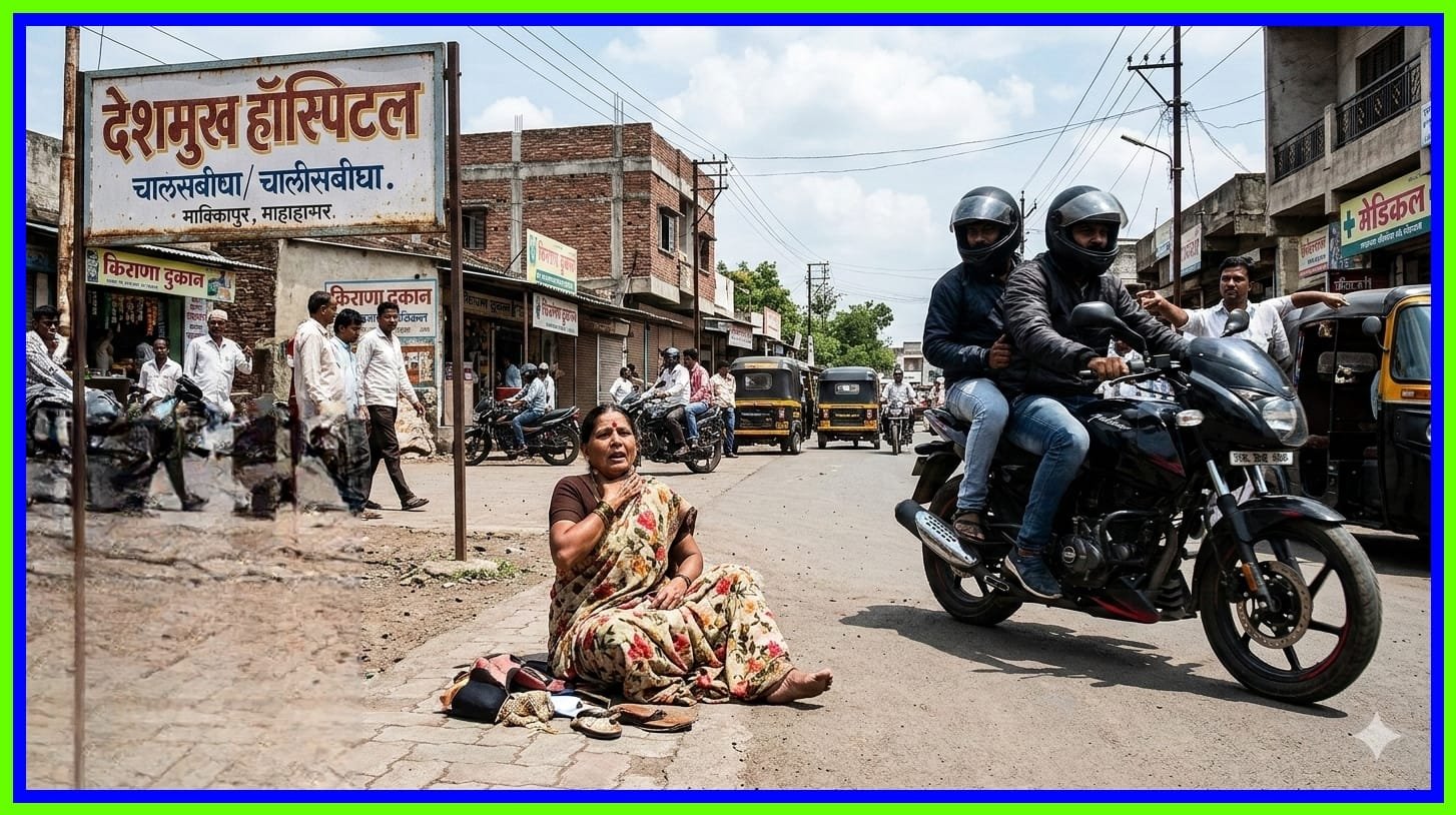 धक्कादायक! मलकापुरात भररस्त्यात महिलेची सोनसाखळी खेचली