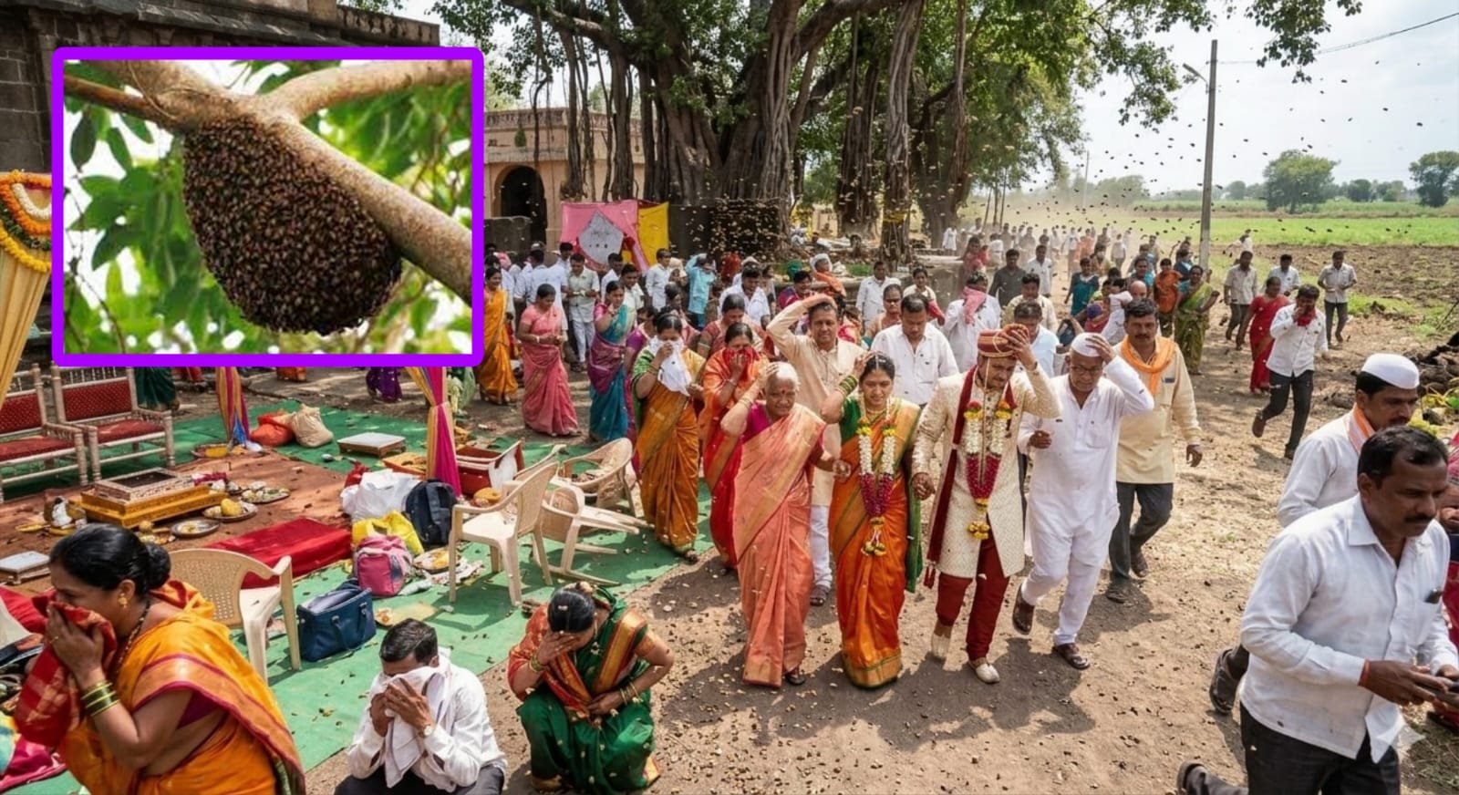 लग्नसोहळ्यात रक्ताचा सडा: शुभमंगल सावधान म्हणण्यापूर्वीच काळाचा घाला!