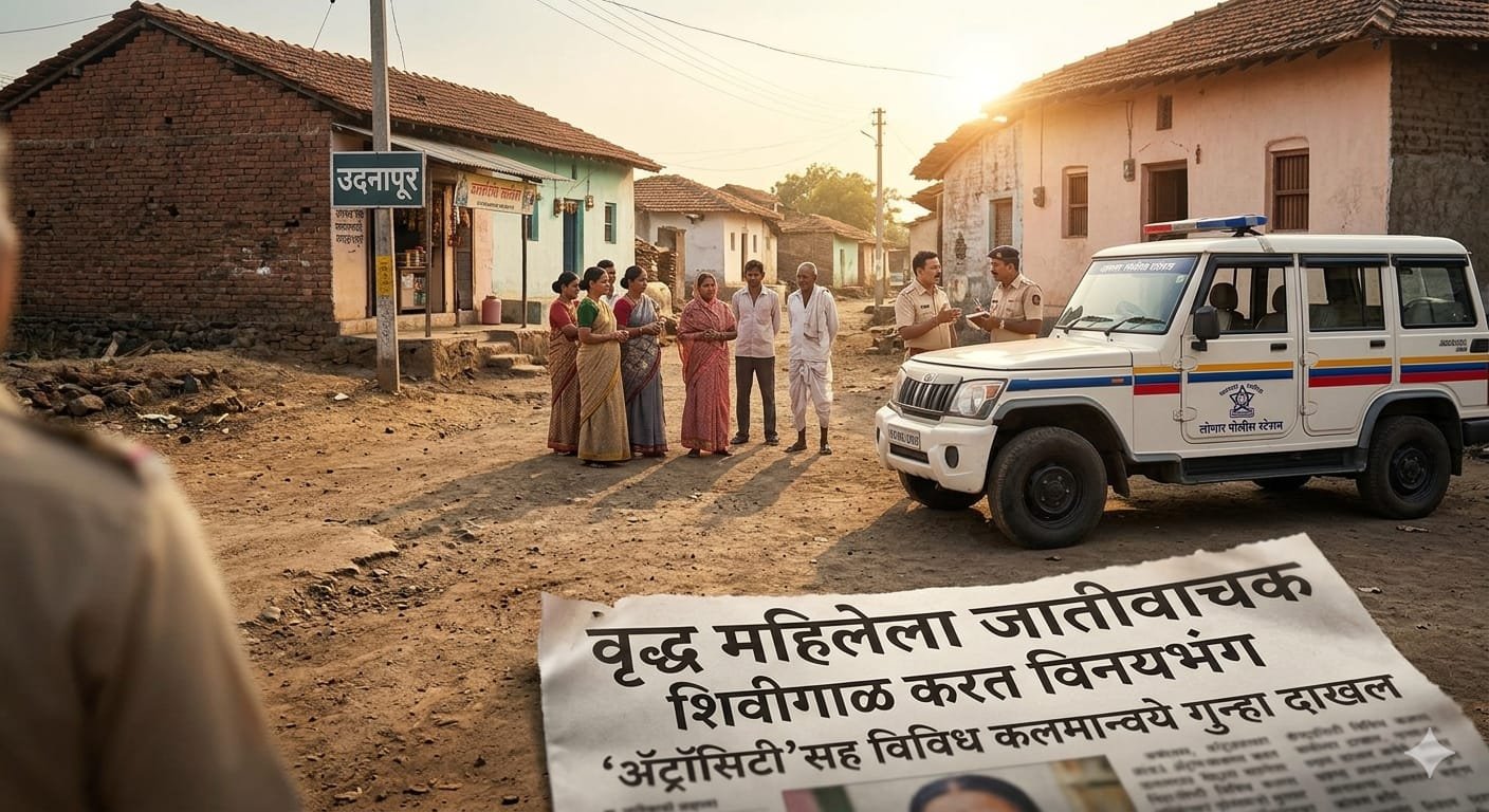 धक्कादायक: लोणार तालुक्यात वृद्ध महिलेला जातीवाचक शिवीगाळ करत विनयभंग