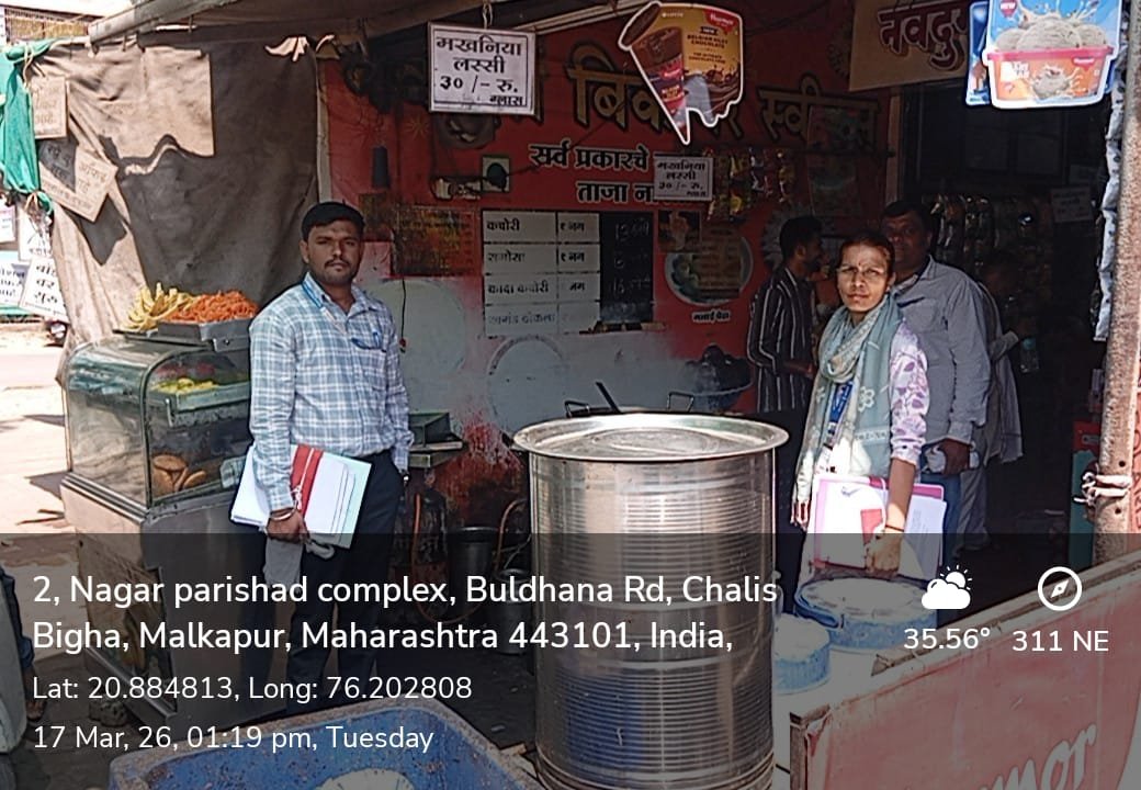 मलकापुरात ‘सिंघम’ स्टाईल कारवाई! पुरवठा विभागाच्या धाडीने हॉटेल चालकांचे धाबे दणाणले