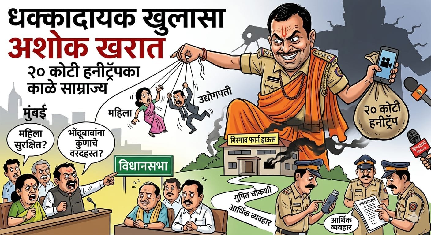 धक्कादायक खुलासा: अशोक खरातच्या ‘काळ्या साम्राज्यात’ २० कोटींचा हनीट्रॅप