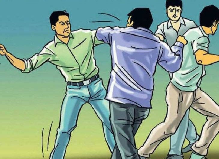 चिखला काकड येथे जुन्या वादातून हाणामारी