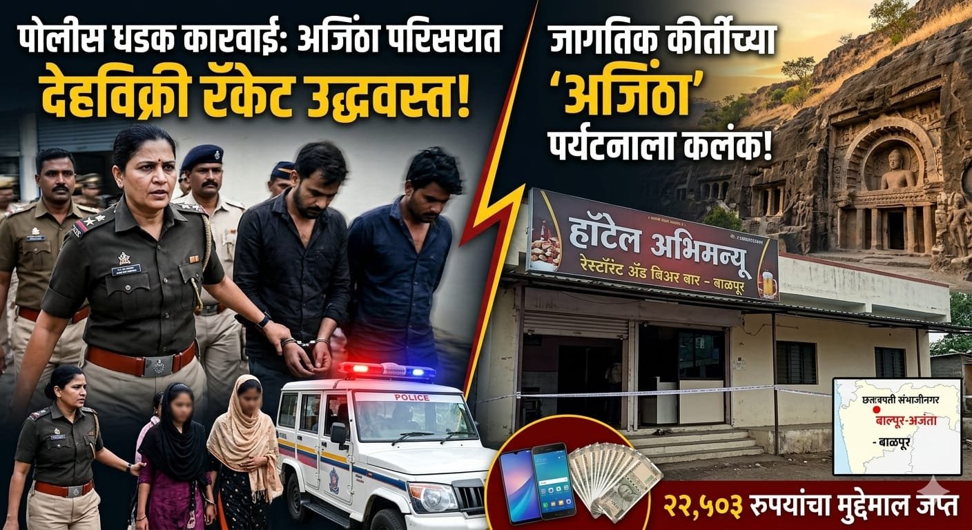 जागतिक वारसास्थळ ‘अजिंठा’ परिसरात देहविक्रीचा विळखा